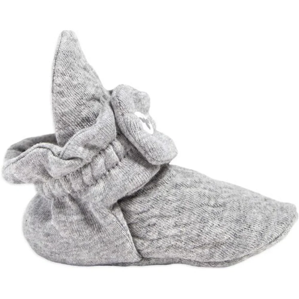 Baby Unisex Baby Booties Organic‎ Cotton Adjustable Infant Shoes Slipper Sock